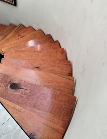 Escalera de madera