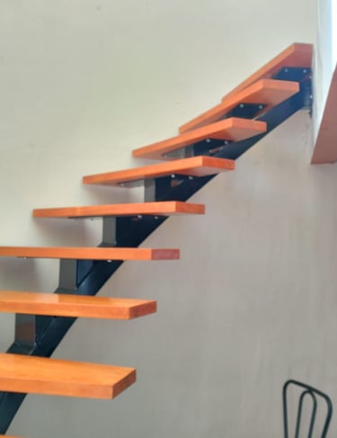 Escalera de madera