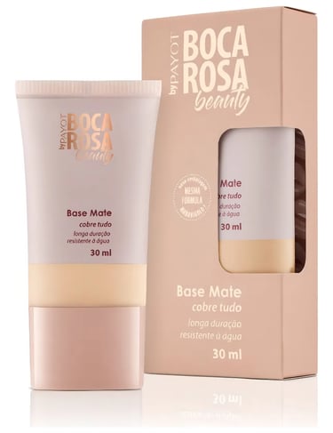 Base Líquida Payot Boca Rosa Beauty Mate 30ml Alta Cobertura