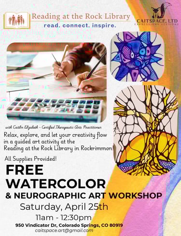 Free Watercolor & Neurographic Art Workshop April 25