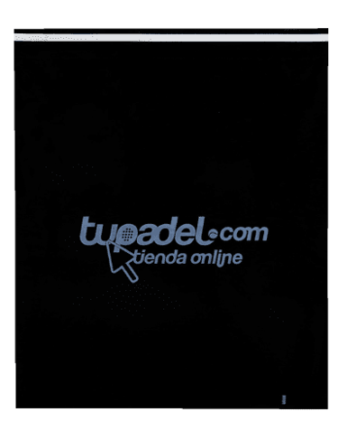 Bolsa de mensajería negra padel
