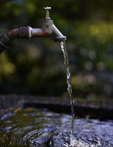 Air dari PDAM yang kecil
