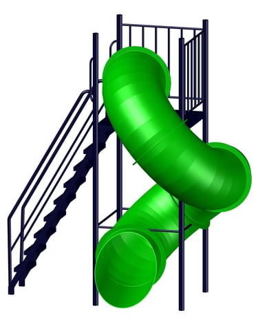 juego acuático pileta tobogán