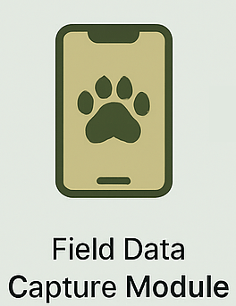 image of an animal track logo