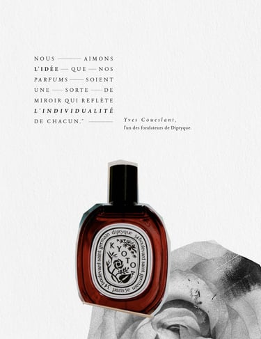 Création graphique autour de la marque emblématique Dyptique. #graphisme #collage