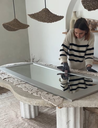 upcycling miroir idée