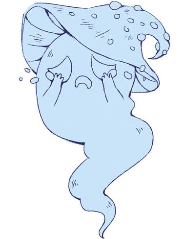 Carte larmes de fantôme