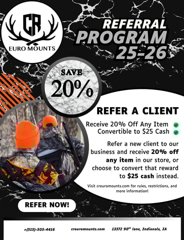 A referral program.