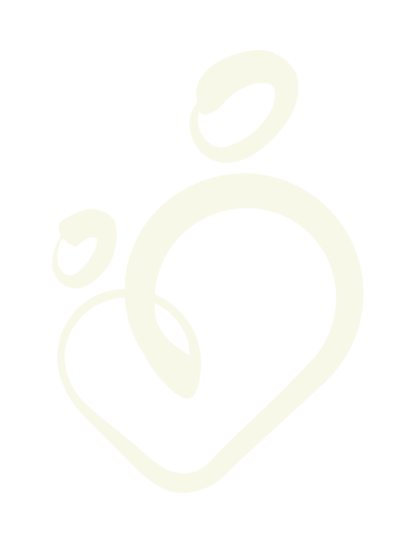 a man holding a baby in a heart shape
