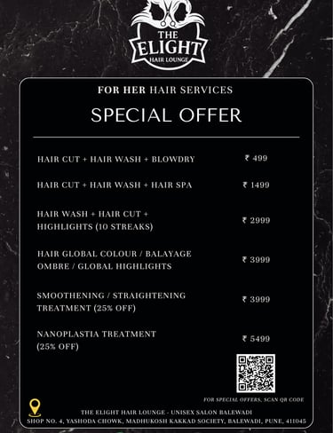 balewadi hair salon offer for women