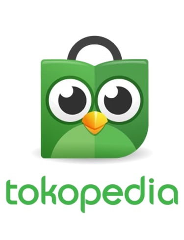 Logo Tokopedia di website Sandal Gunung Sabertooth