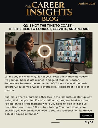 Professional woman hosting a virtual business meeting on a monitor with a ring light and microphone.