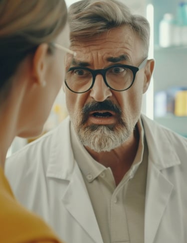 Docteur qui discute avec un patient