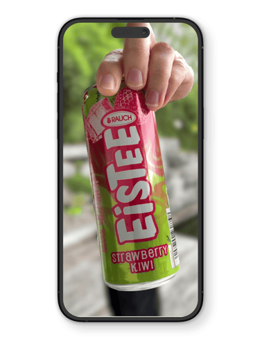 Social Media Video-Produktion für RAUCH Eistee – Creator-Video mit Fokus auf Produktinszenierung, Re