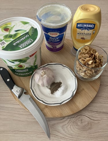 Zutaten für die Soße