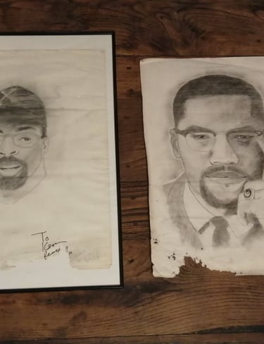 Spike Lee X Malcolm, Charcoal (Los Angeles, CA - circa 1991)