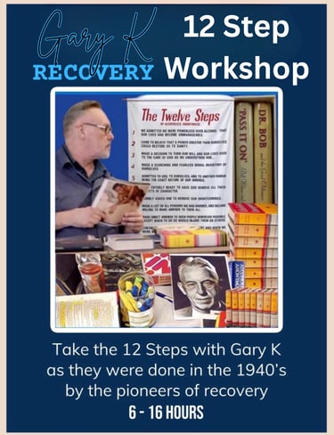 gary k 12 step workshop flyer