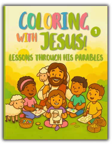 coloring with jesus volumen 1 book cover shadow