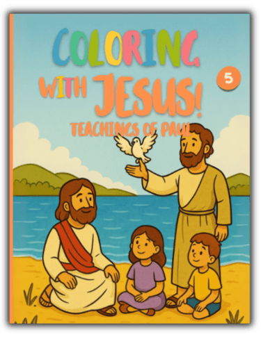 coloring with jesus volumen 5 book cover shadow