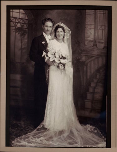 Wedding photo of Mr. and Mrs. Rino D