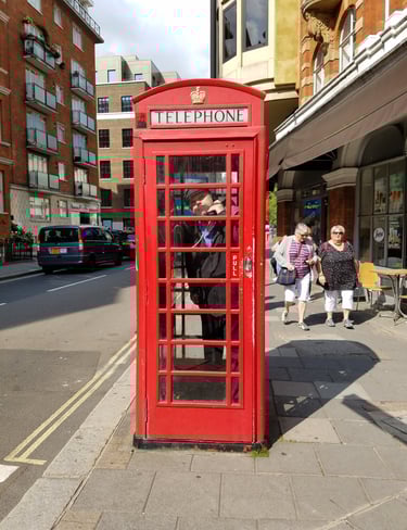 The Pirate is disappointed not to speak to the Queen in London, England