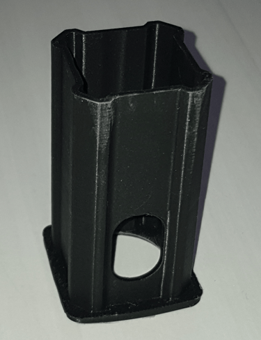 Plastic part printed in PP polypropylene