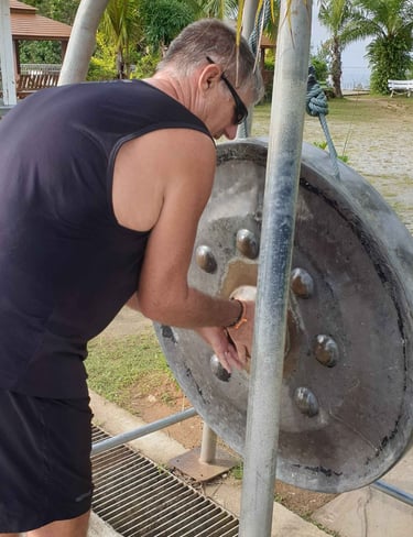 thailand phuket big buddha gong