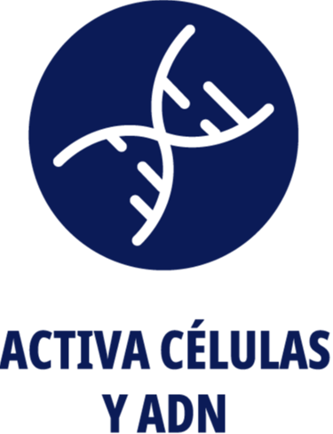 simbolo activa celulas y adn