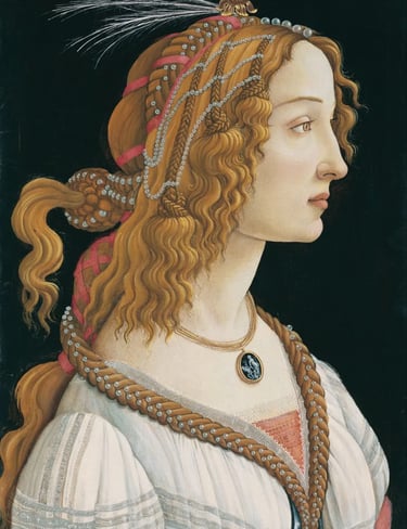 Portrait of a Woman by the workshop of Sandro Botticelli, early-mid 1480s