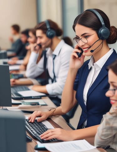 An array of cosmetic products elegantly displayed on a wooden table.