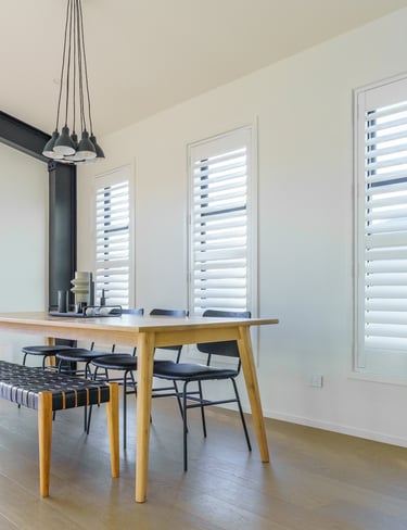 New build project dining room in Wellington