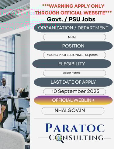 NHAI JOBS
