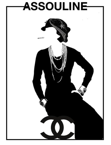 Benoît Daniel-Pham, oil painting, fashion illustration, Assouline, CHANEL