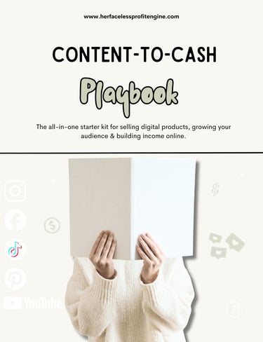 Content-to-Cash Playbook for selling digital products and building online income.