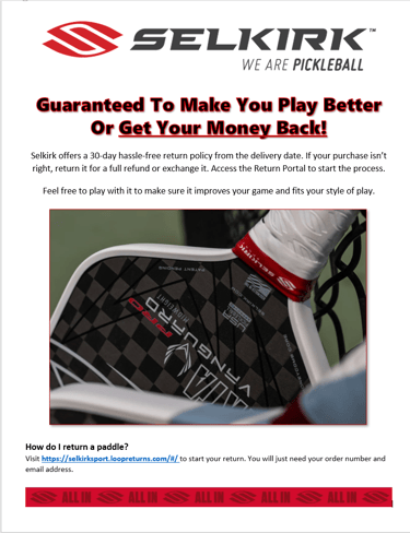 Guaranteed Sign Template