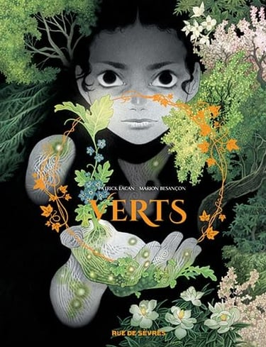 Première de couverture de la BD Verts de Patrick Lacan et Marion Besançon