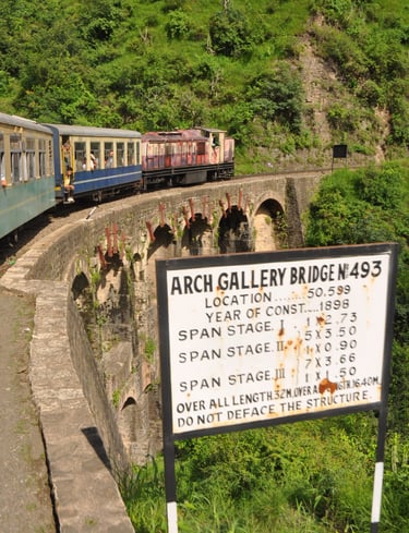 Kalka - Shimla Toy train, Shimla, Himachal Pradesh, India