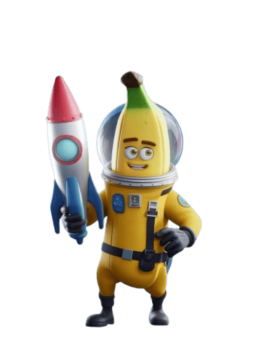 a banana bananafruit with a banana banana
