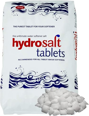 a bag of hydro salt tablets