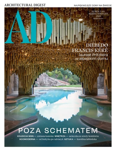 Couverture magazine AD Polska Mars 2025