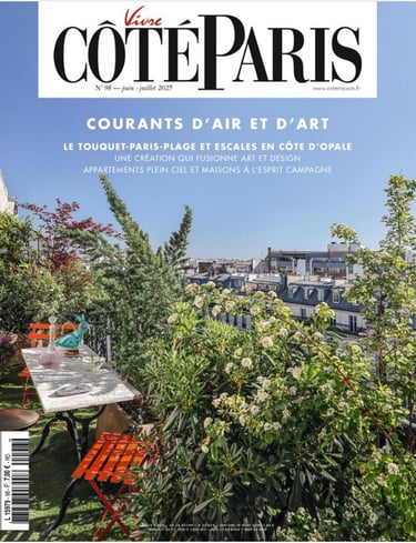 Côté Maison magazine cover June-July 2025