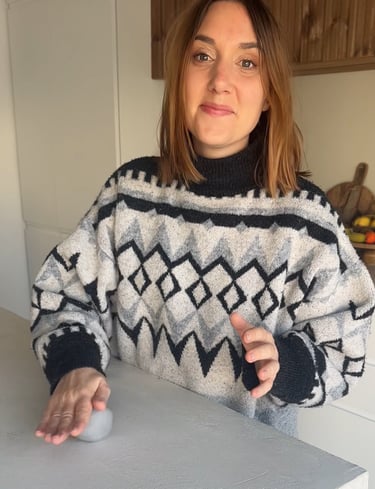Coupelle chou en argile autodurcissante par Maison Agave