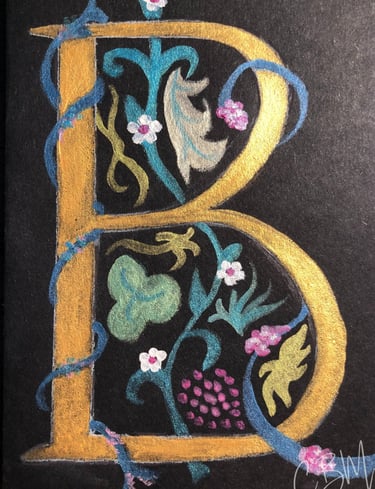 CBM Art letter B