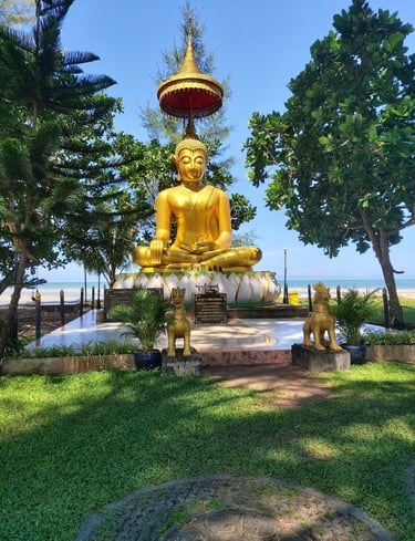 thailand takua pa ban nam khem tsunami wave memorial buddha
