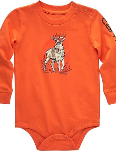 Orange Carhartt Deer Onsie