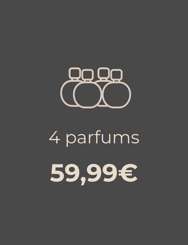 4 parfums 59.99€