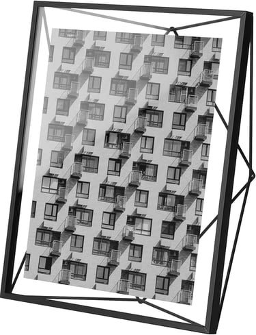 Industrial Picture Frame – Matte Black Metal Finish