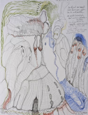 karine-nguyen-van-tham-chez-moi, dessin mediumnique, mine graphite