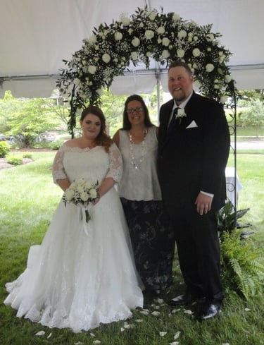 Spellbound Ceremonies outdoor home wedding