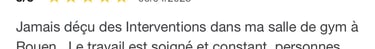 Avis google 5 étoiles clients m&m services pro nettoyage et vitres rouen 